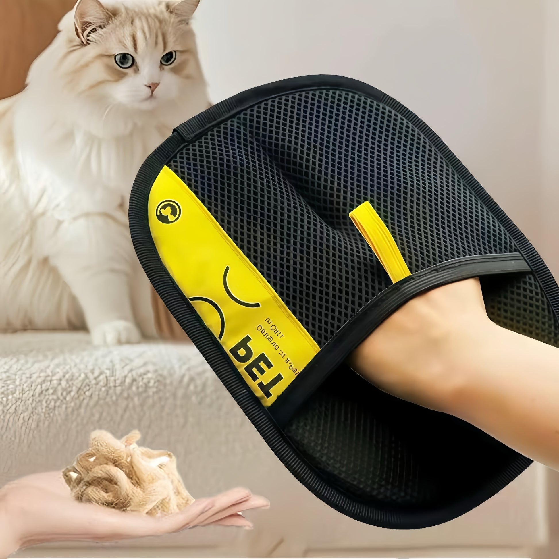 ElectroClean Pet Hair Removal Glove Reusable Eco-Friendly