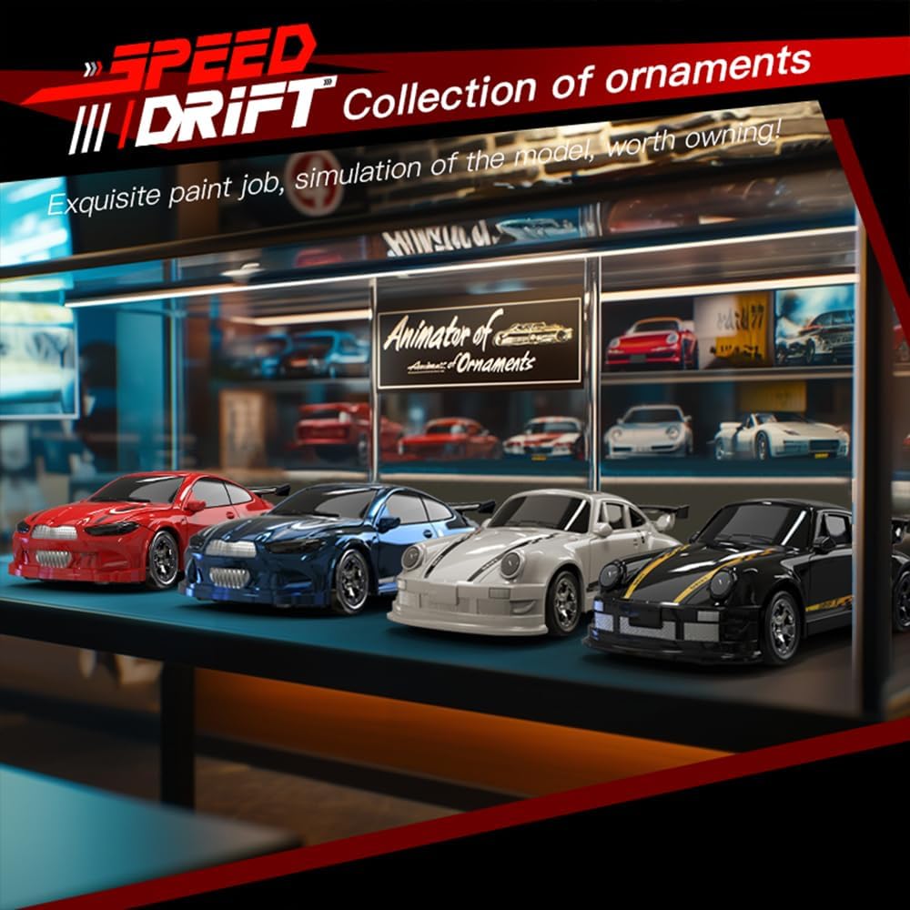 DeskDrift Mini 1:64 Scale 4WD Proportional RC Drift Car