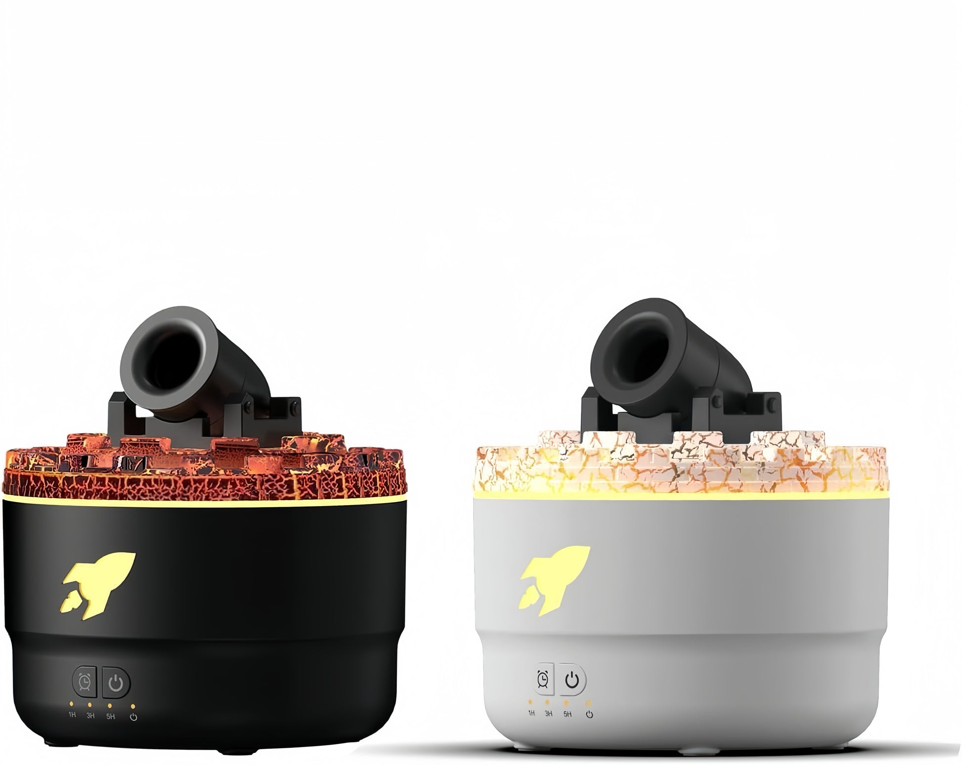 CannonMist Aromatherapy Humidifier with Smoke Ring Cannon Mode and LED Light