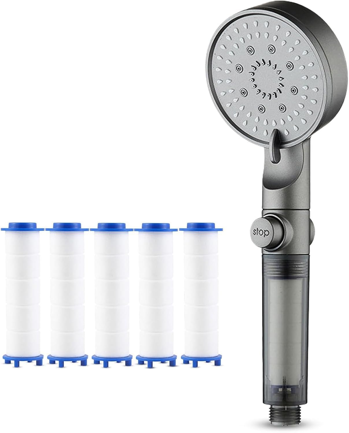 Hydroboost High Pressure 5-Mode Filtered Shower Head