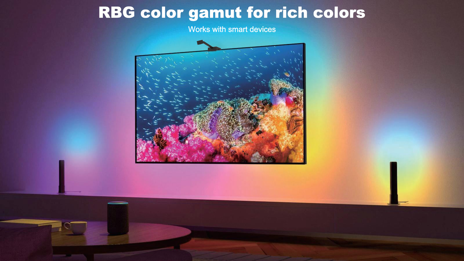GlowSync™ HD – Smart LED TV Backlight Strip with Real-Time Screen Sync (50–65” TVs Only)