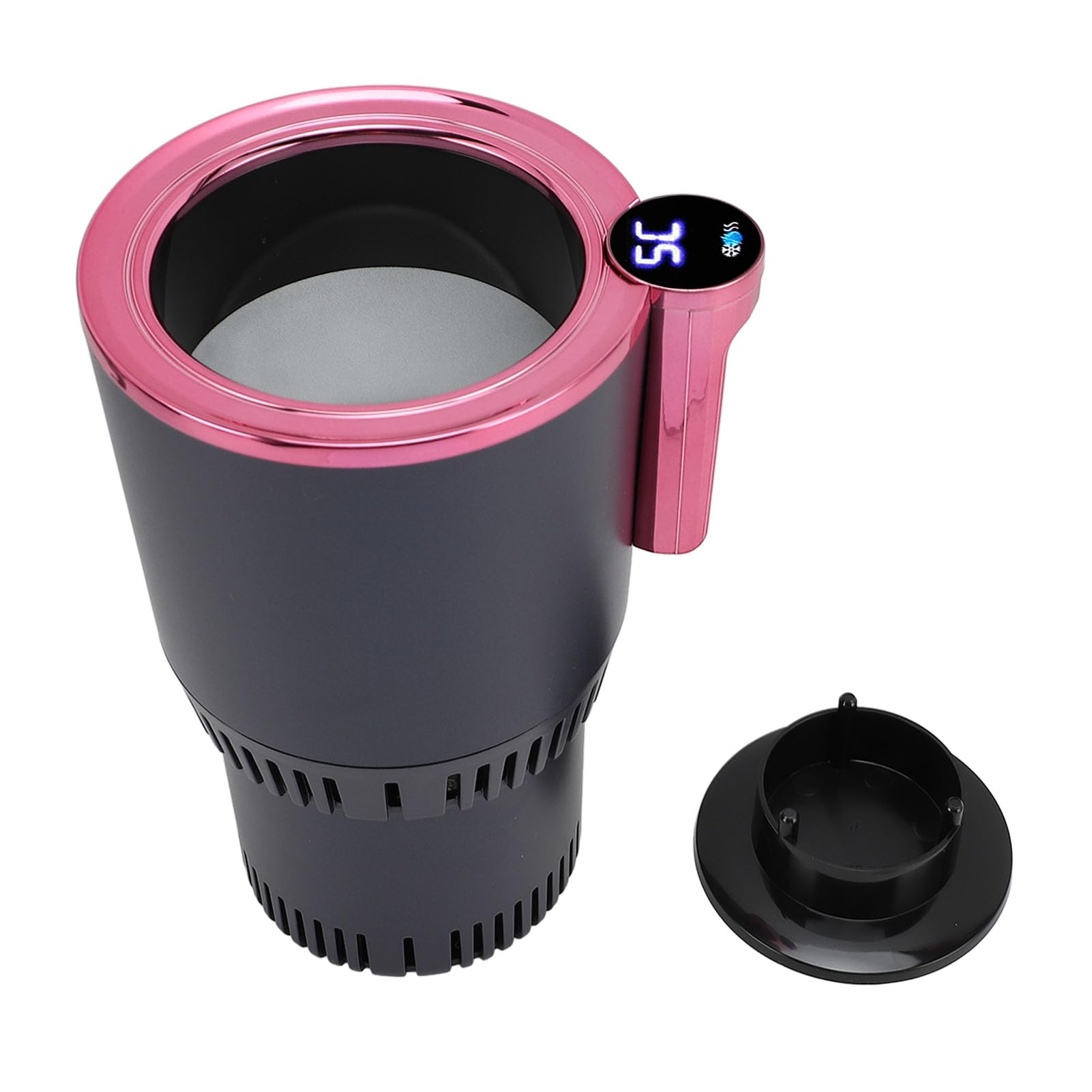 Car Cooling & Heating Cup Holder with Temperature Display