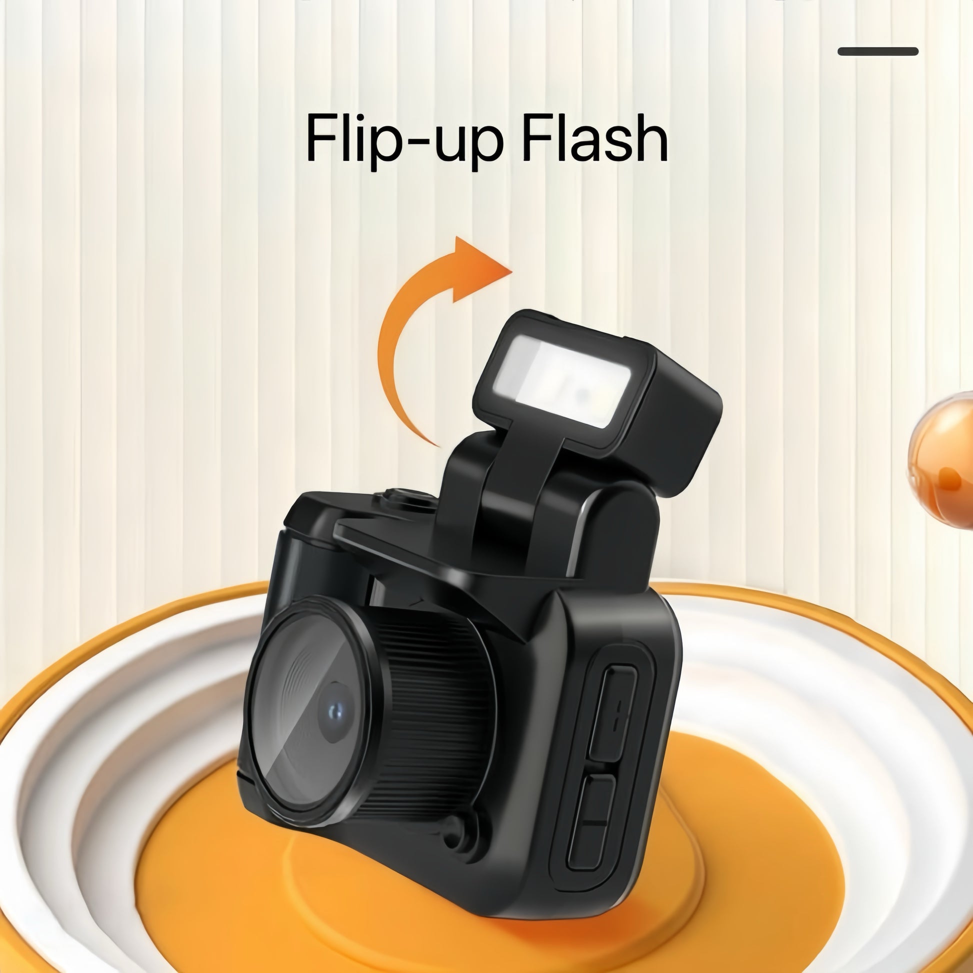 Gen.2 Mini Retro Keychain Camera 1080P with Vintage Filters