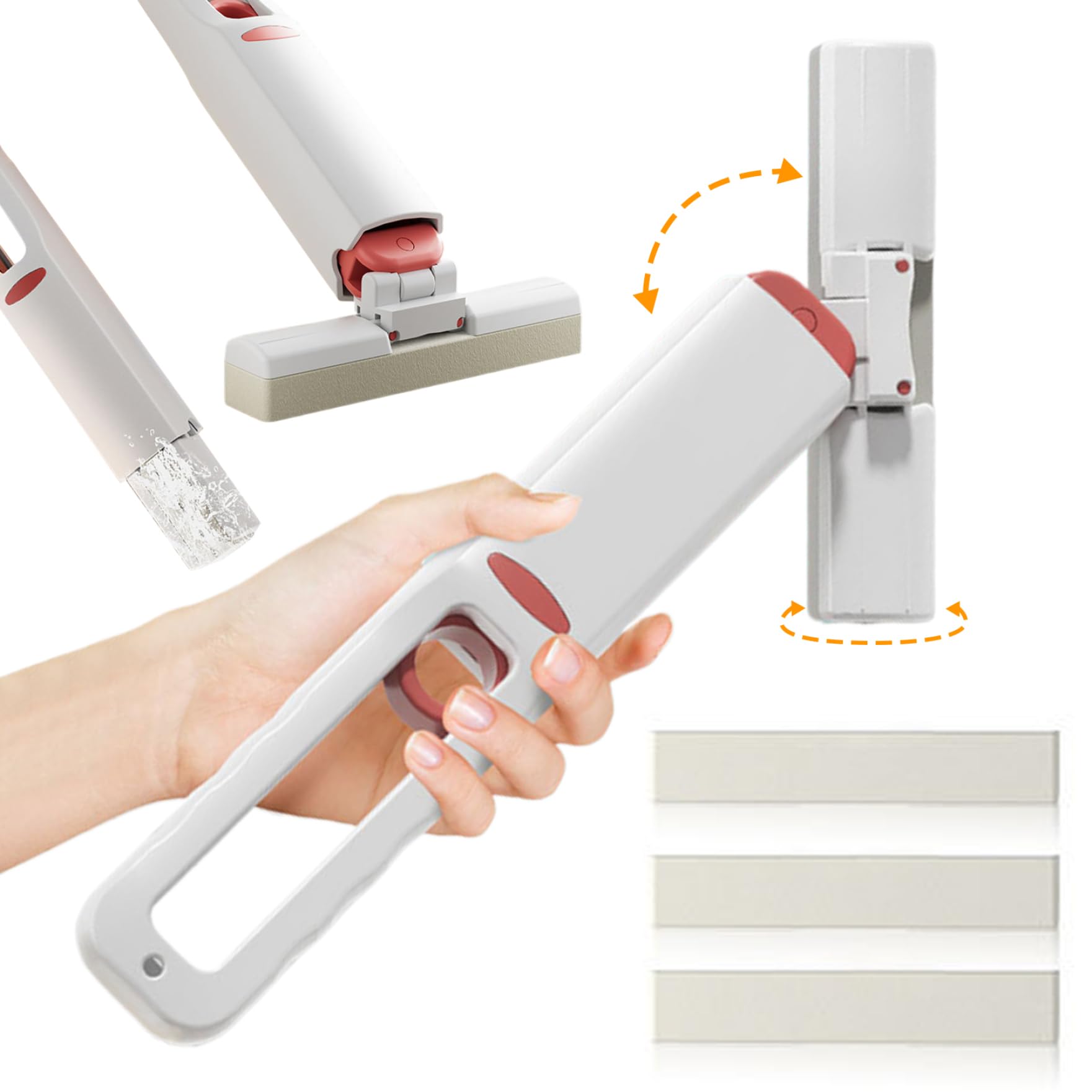 5pcs Self-Wringing Mini Mop Set